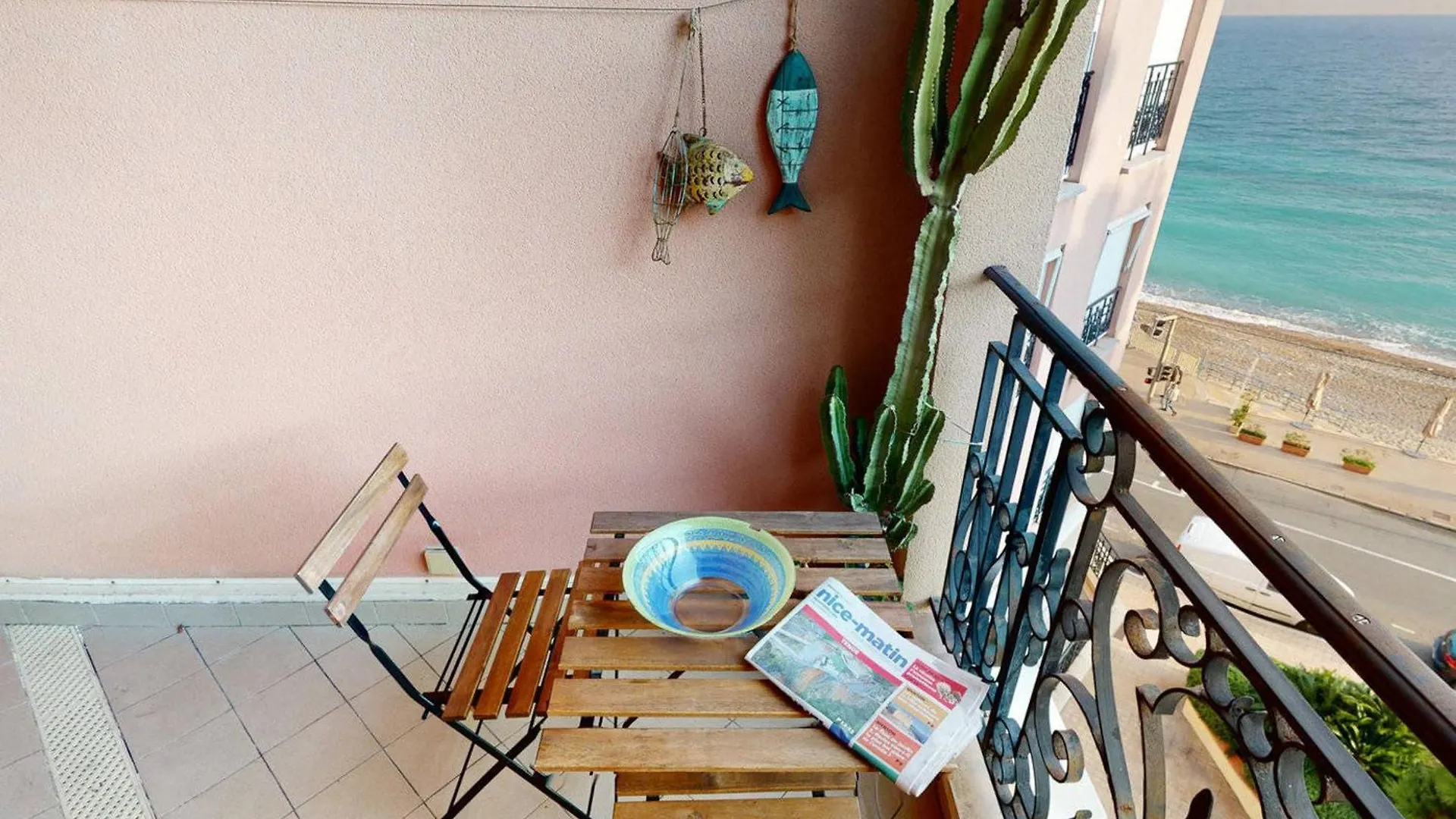 Apartamento Grand 2P Face Mer Avec Balcon, Parking, Piscine Et Spa En Centre-Ville A Menton - Fr-1-196-284 França
